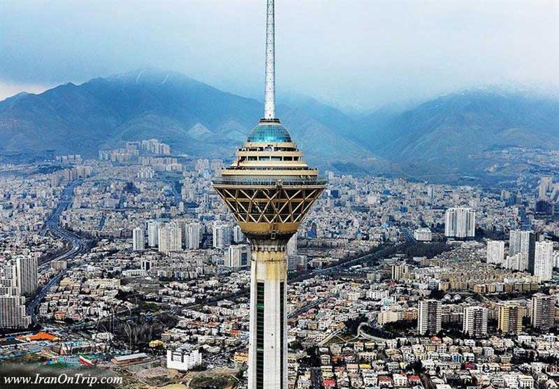 Milad Tower Tehran Iran Iran On Trip