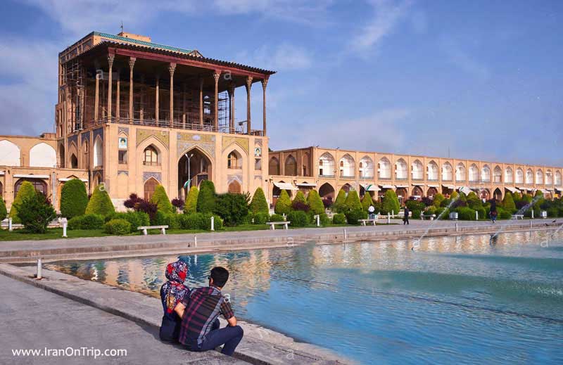 Ali Qapu Palace in Isfahan Iran