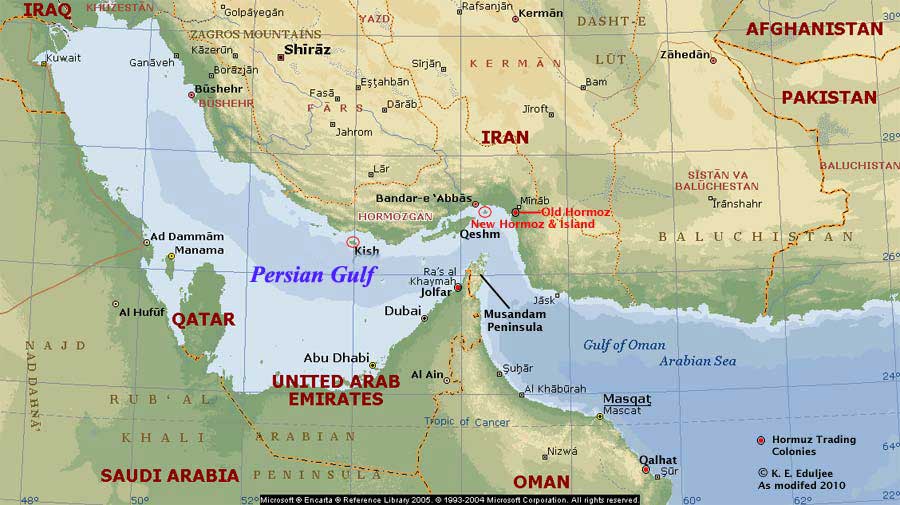 Physical Geography of Persien Gulf