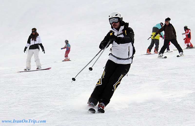 PouladKaf ski piste Tehran Iran