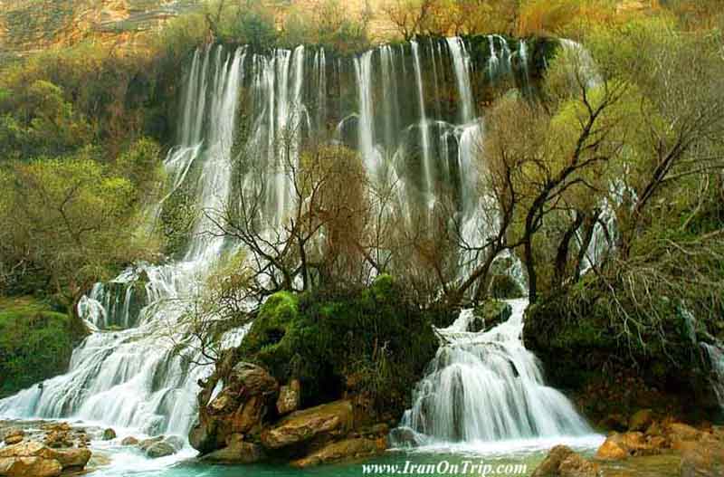 Talleh zang waterfall Dorod Lorestan Proviince Iran
