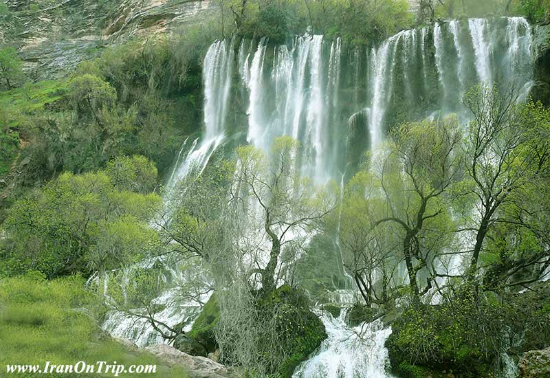 Talleh zang waterfall Dorod Lorestan Proviince Iran