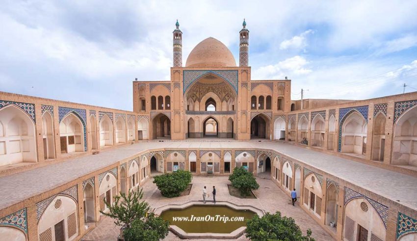 Historical Agha Bozorg Mosque of Kashan Iran