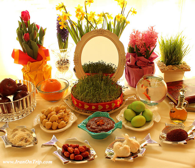 Haft Seen - All about Nowruz in Iran and ceremony - Ceremonies of Iran -  Nowruz ceremony