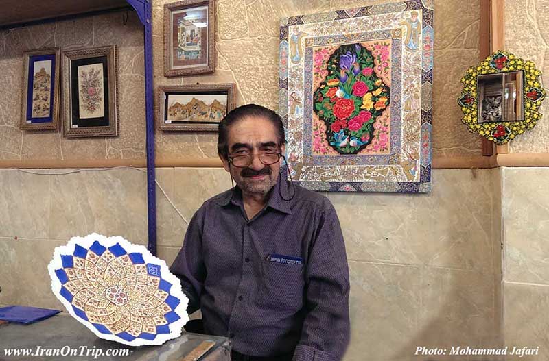 Isfahanian Arts , Art of Minakari ، Isfahan Handicrafts - Iranian Art - Persian Art
