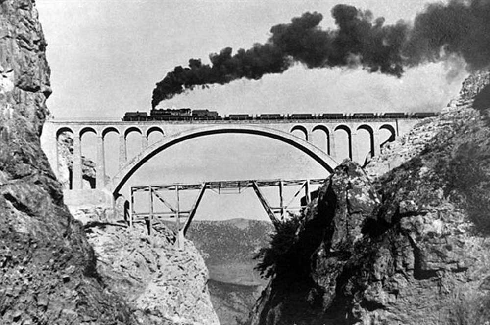 Historical Veresk Bridge in Savad Kooh Firozkooh Iran - Historical Bridges of Iran
