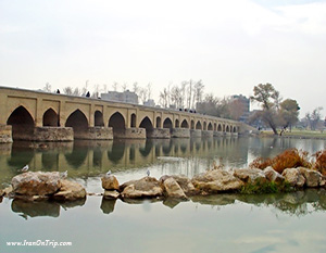 Marnan-Bridge Isfahan Iran - Historical Bridges of Iran