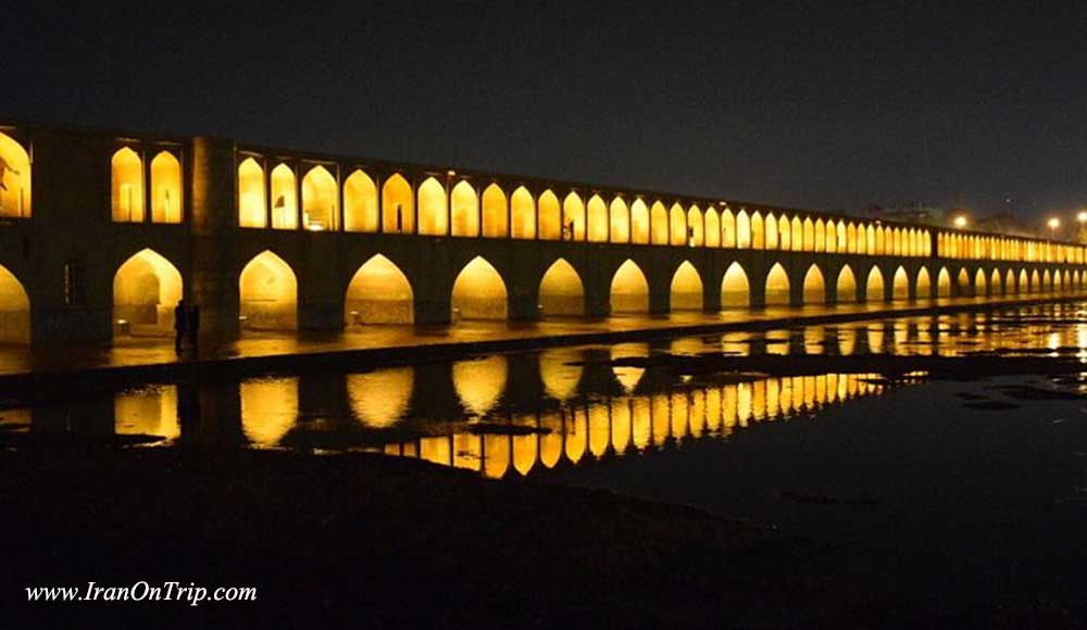Siosepol bridge - 33 Pol - Allah Verdi Khan Bridge - Hisorical Bridges of iran