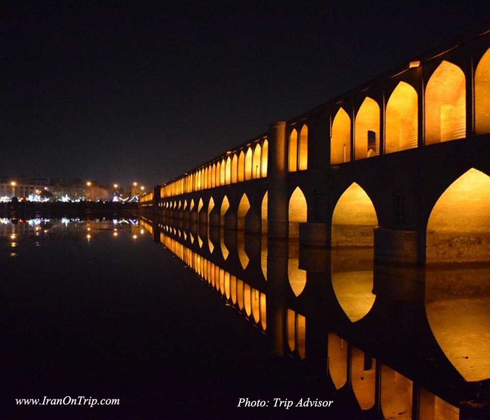 Siosepol bridge - 33 Pol - Allah Verdi Khan Bridge - Hisorical Bridges of iran