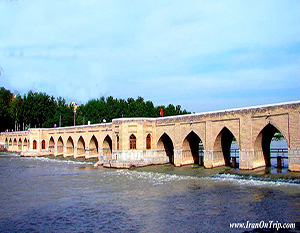 Sa’adat Abad Bridge in Isfahan - Historical Bridges of Iran