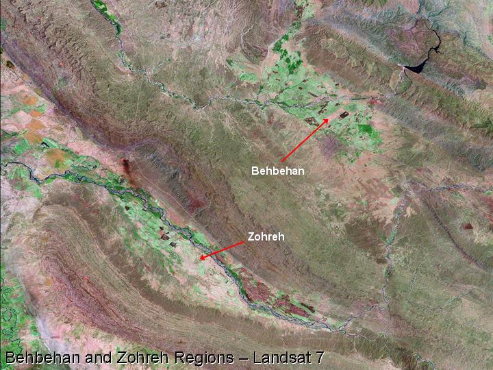 Behbehan and Zohreh plain - plains of Iran